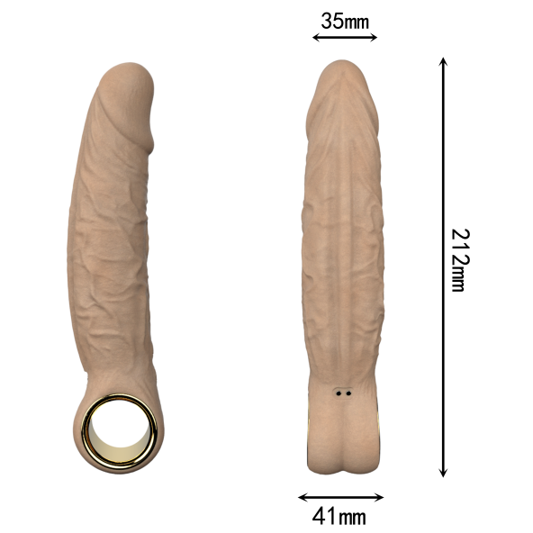 Handgehaltener vibrierender Stoßdildo