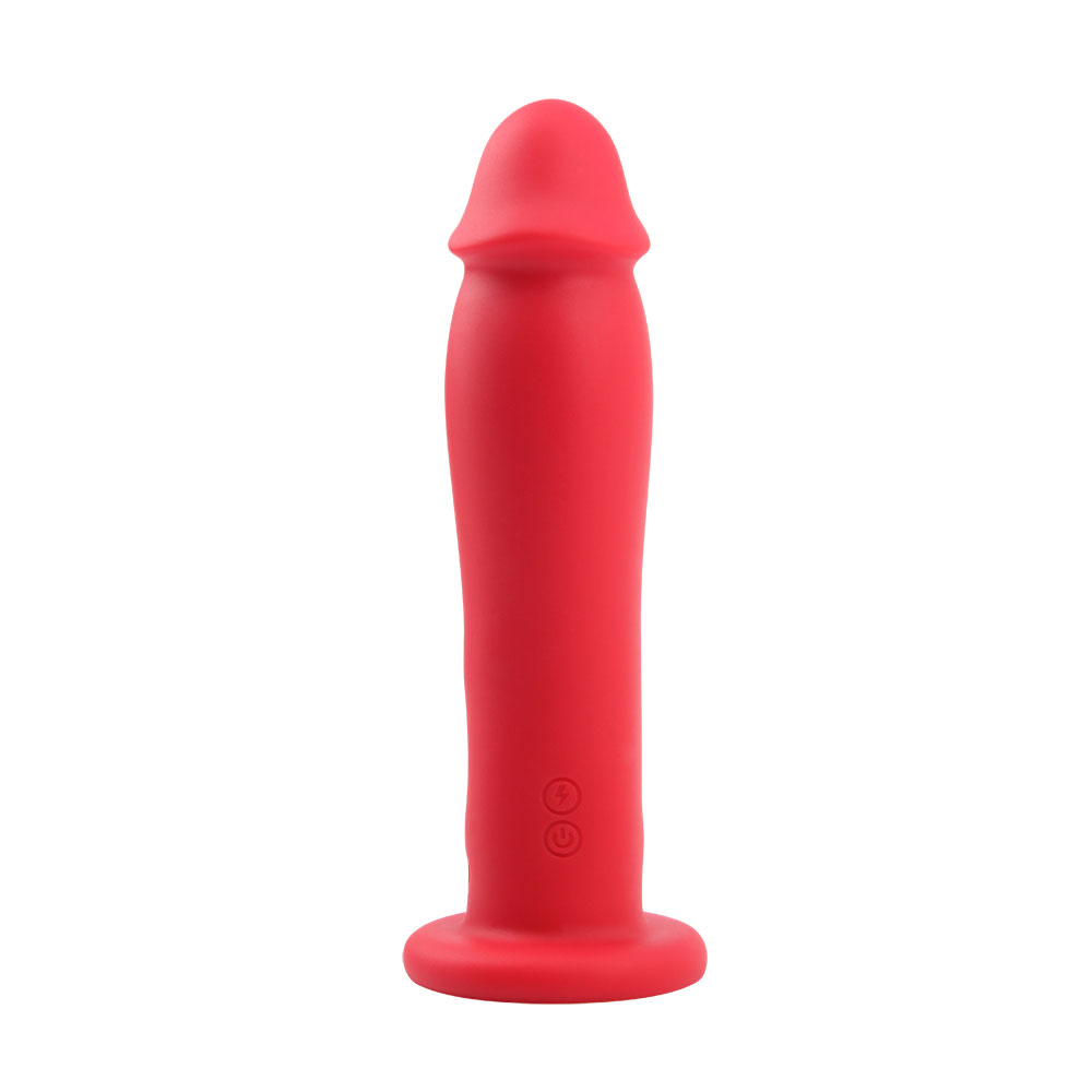 Flexibler vibrierender Dildo aus flüssigem Silikon mit Power Boost