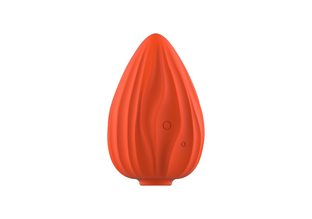 Erdbeerförmiger Saugvibrator Orange