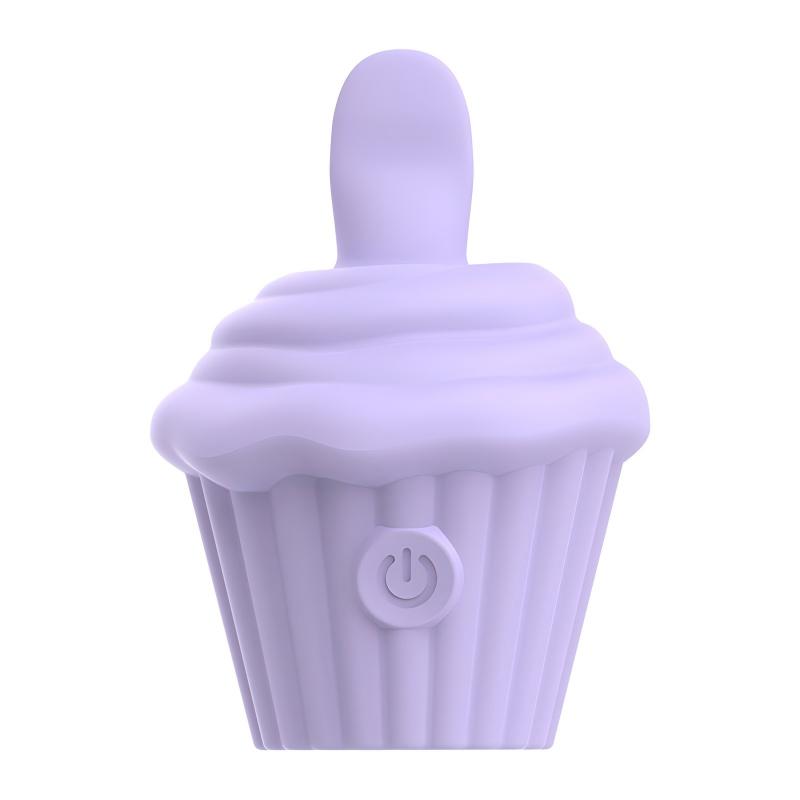 Zunge leckt Eisvibrator
