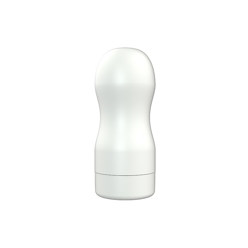 White Shell Masturbator mit konvexem Kanal